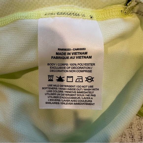 Nike Tiger Woods TW Dri-Fit ADV Golf Polo Shirt DA2995-101 Mens small Yellow - Picture 9 of 16